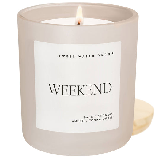 Bougie de soja Weekend, pot mat - 70h