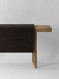 Tapis en chanvre Sumak - Noir