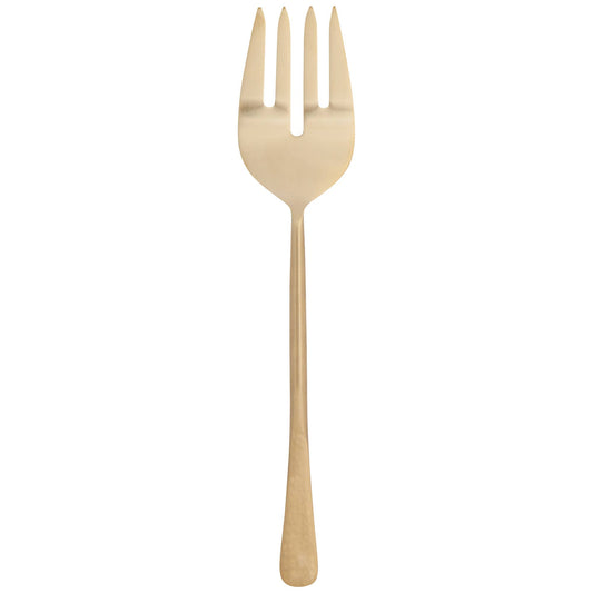 Ensemble de couverts à salade en acier inoxydable - Doré