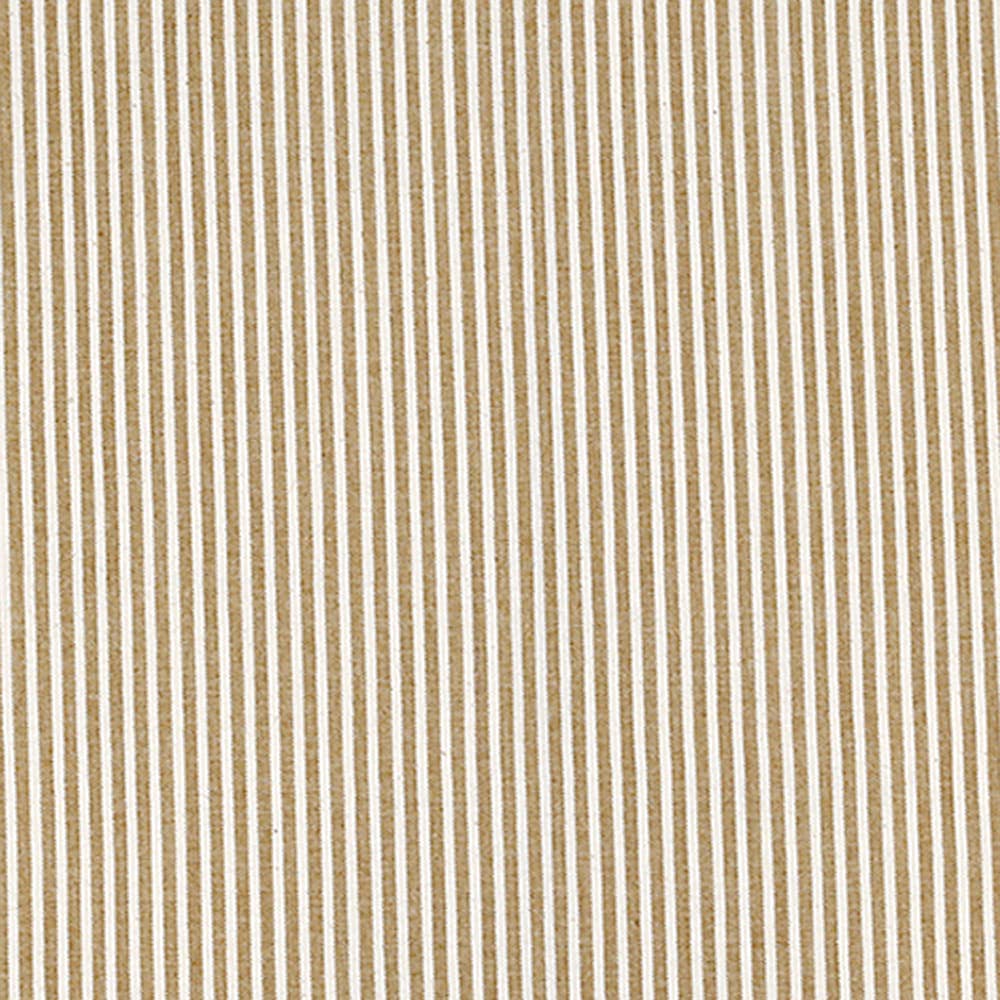 Lot de 4 serviettes à rayures en coton recyclé - moutarde