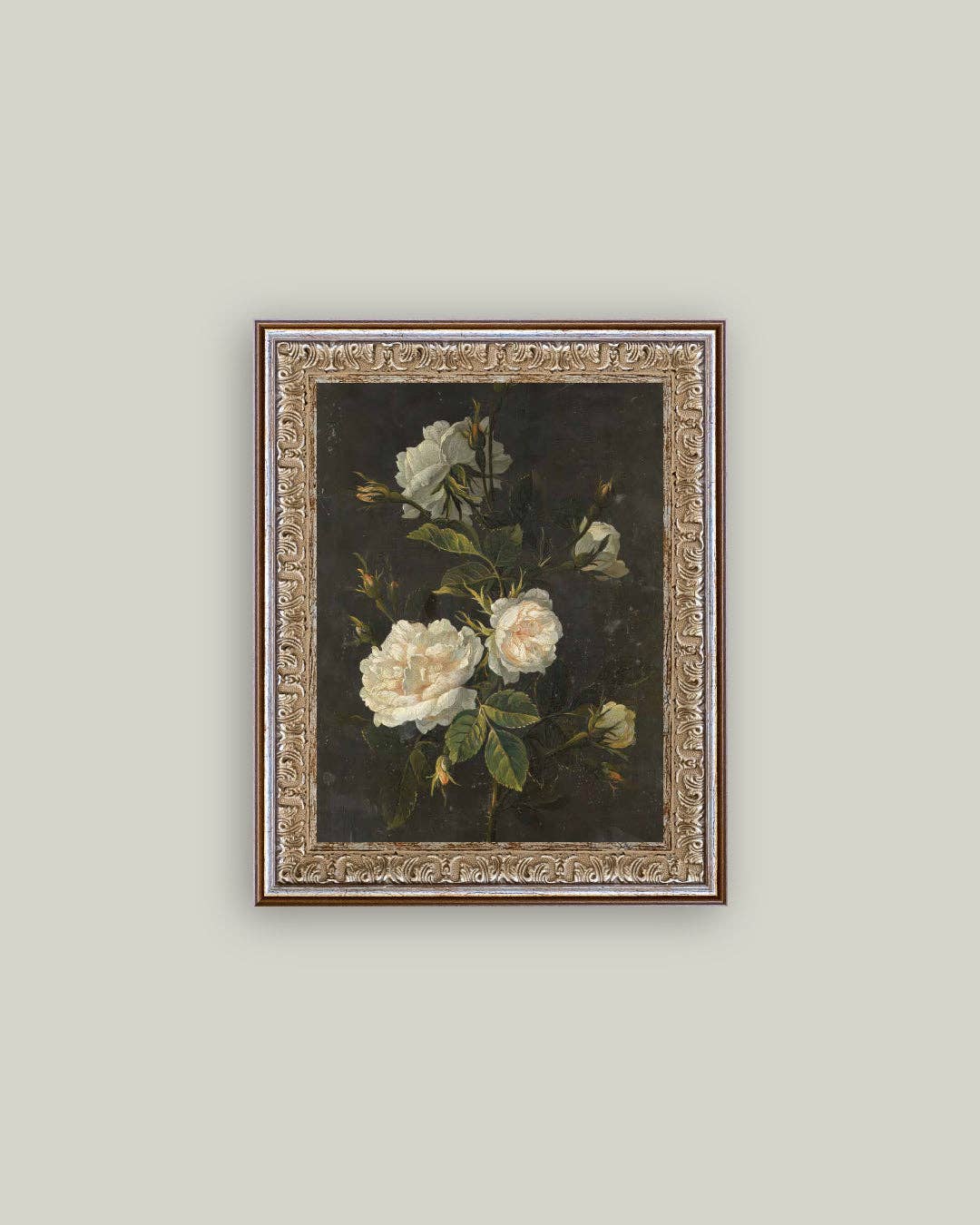 Impression sur toile encadrée Moody Still Life Rose