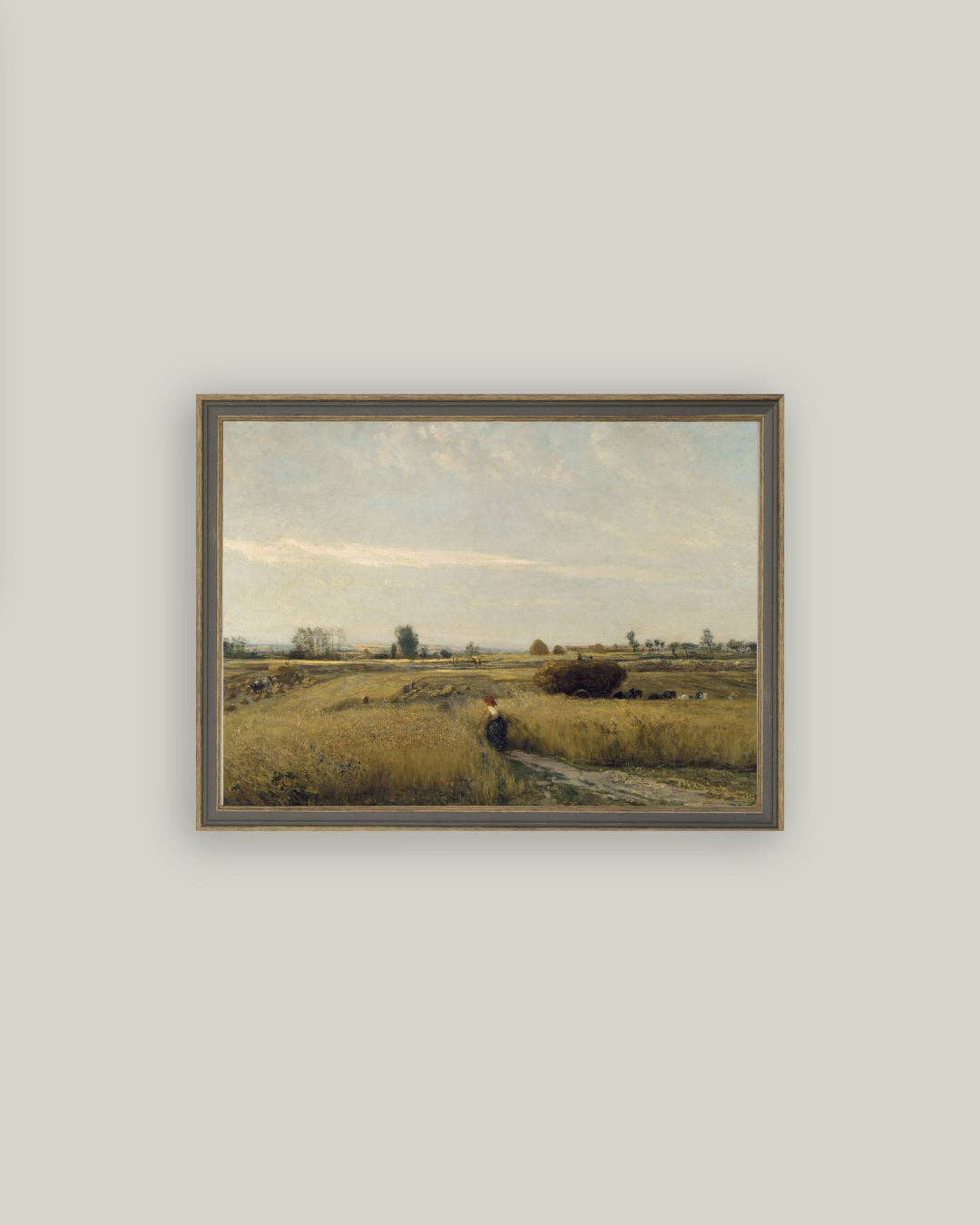 Impression sur toile encadrée Harvest Landscape