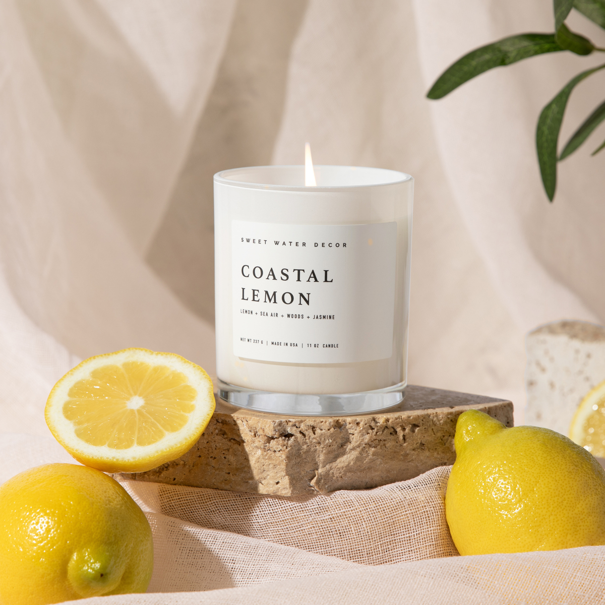 Bougie de soja Coastal Lemon - 50h