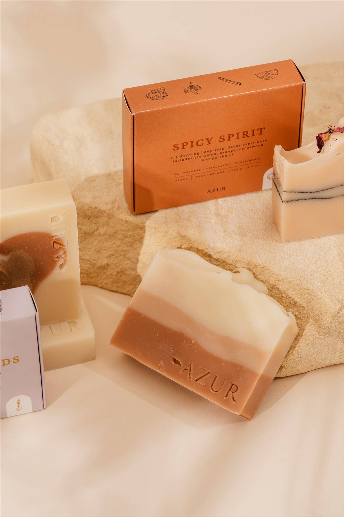 SUNSET DREAMS | barre relaxante pour le corps | savon naturel