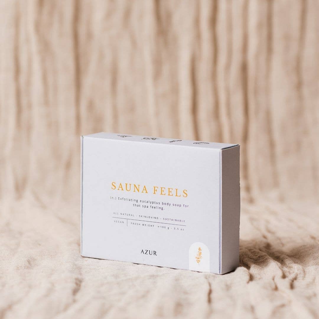 SAUNA FEELS | barre exfoliante pour le corps | savon au sel naturel