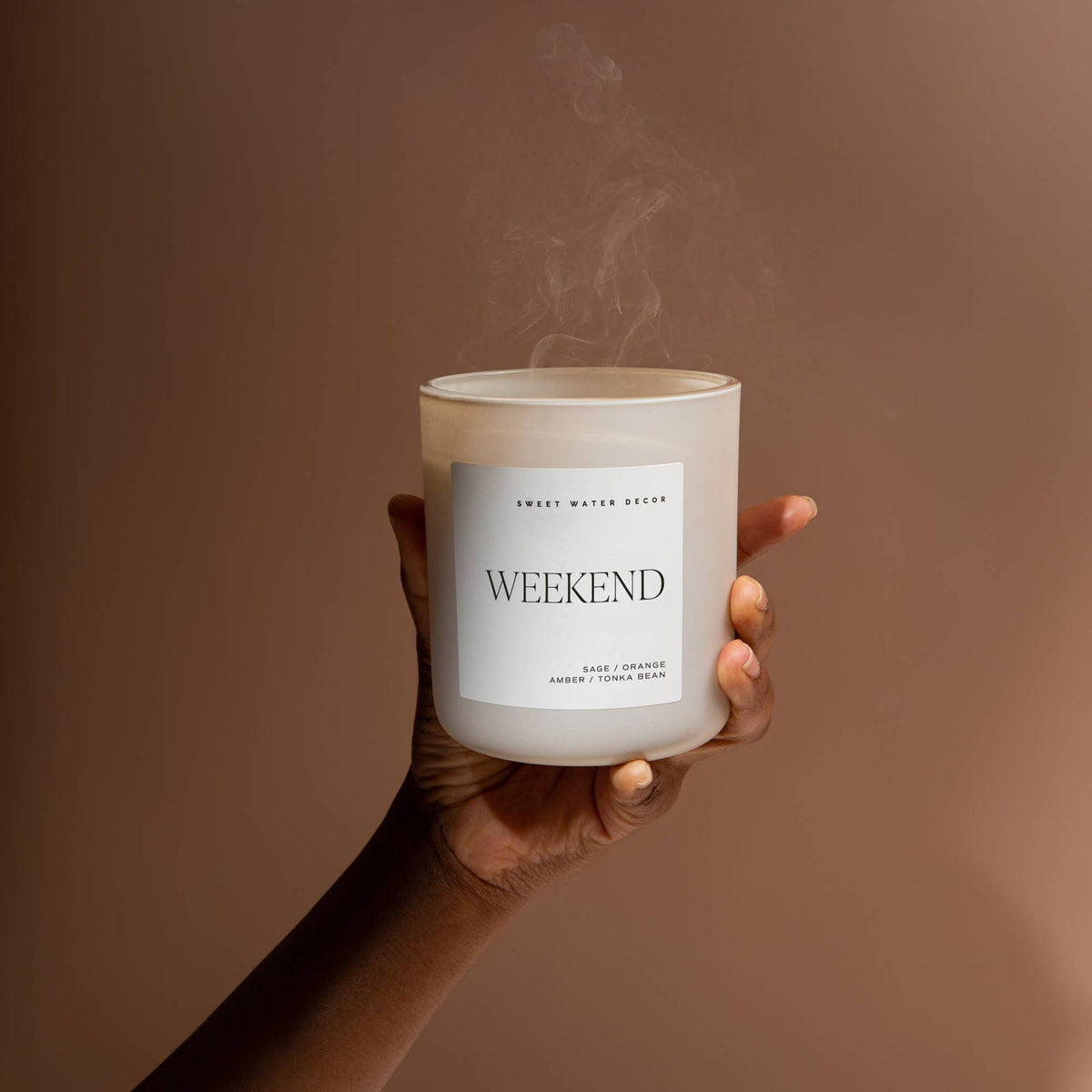 Bougie de soja Weekend, pot mat - 70h