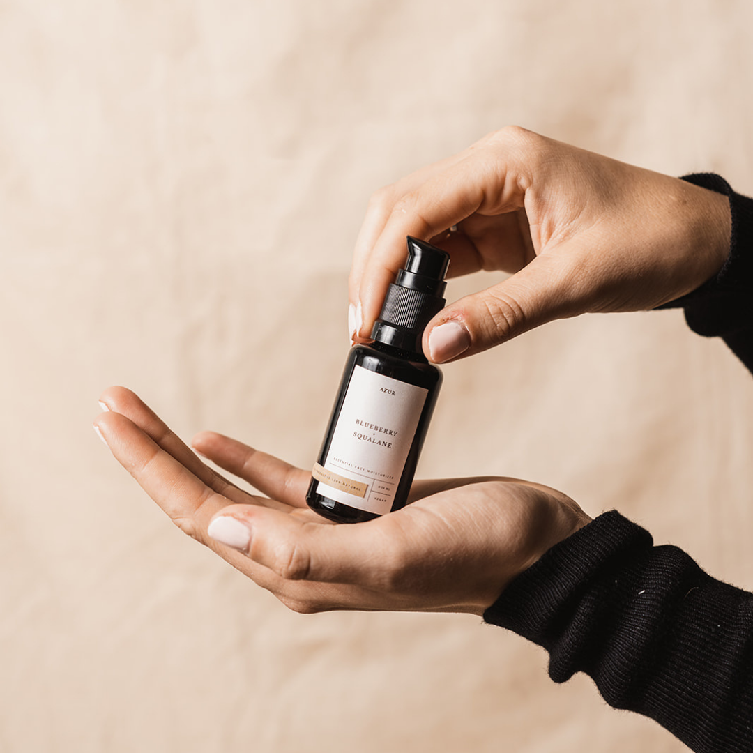Huile pour le visage SQUALANE + MYRTILLE | 100 % naturelle