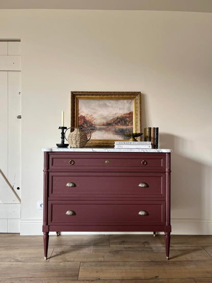 Commode 3 tiroirs style Louis XVI