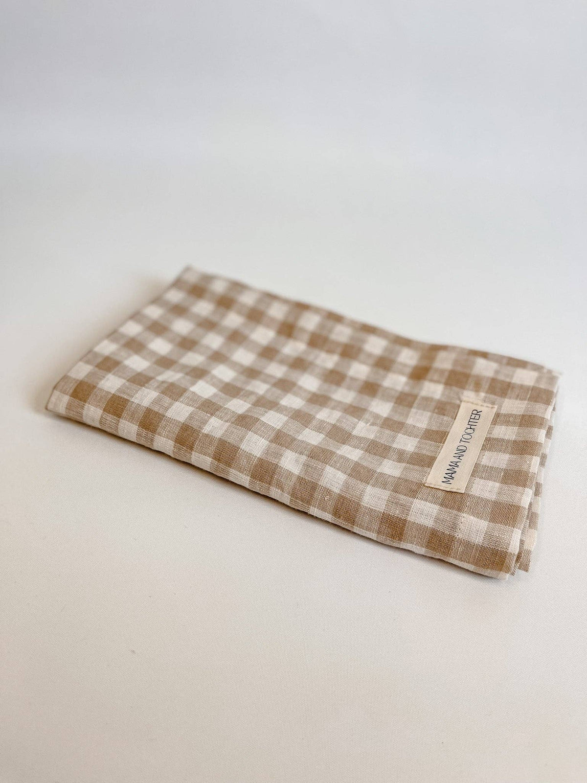 Torchon en lin pur français - Gingham