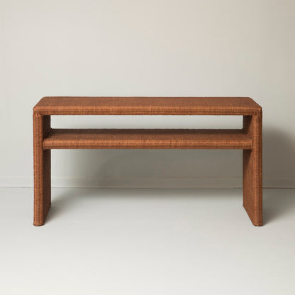 Console en rotin Agatha
