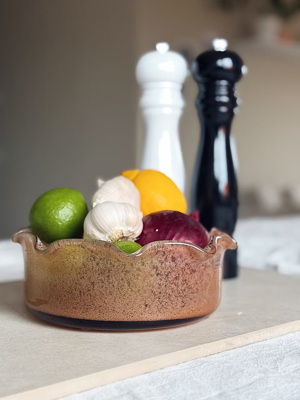 Coupe décorative Milla - Brun clair