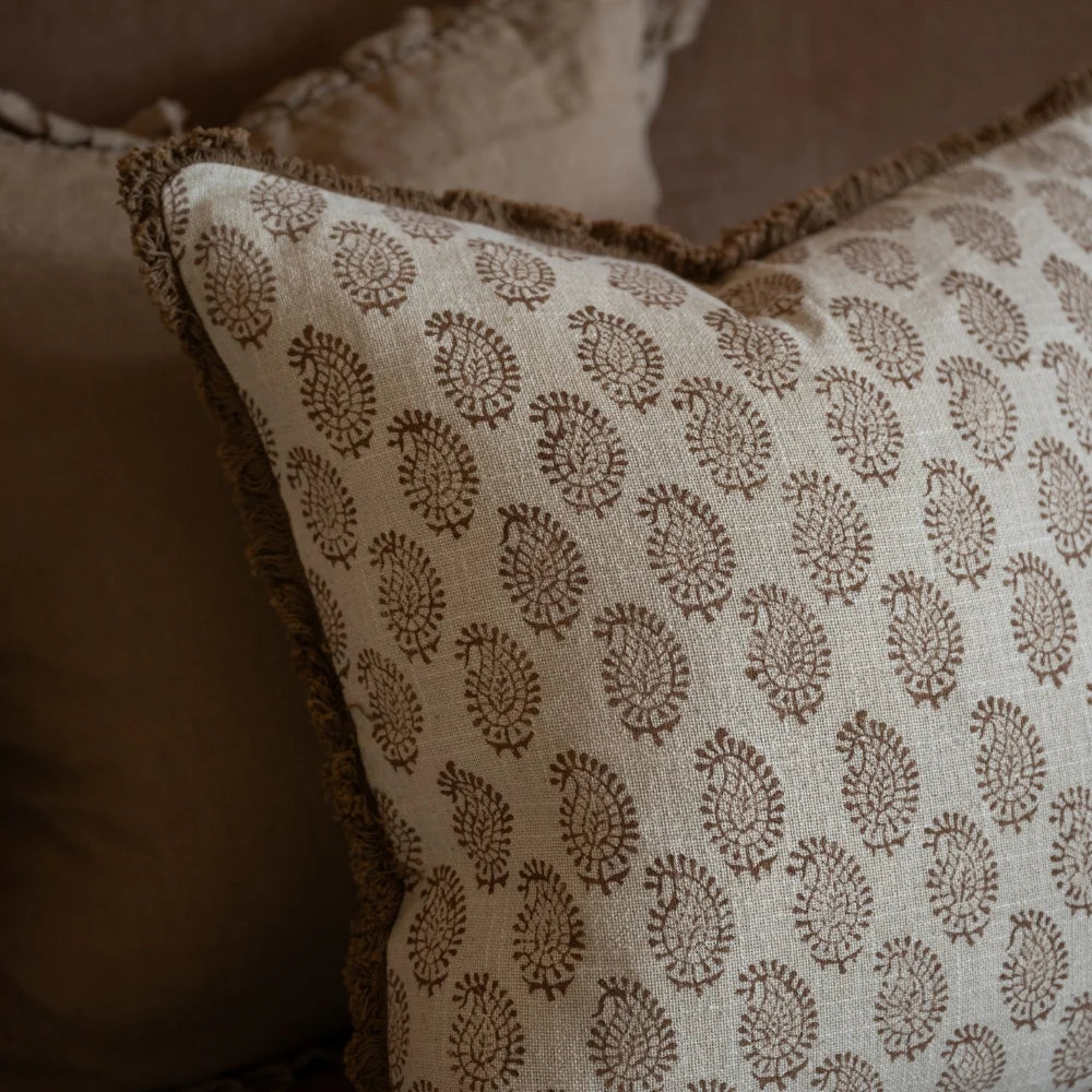 Housse de coussin Sadie Châtaigne - 45x45 cm