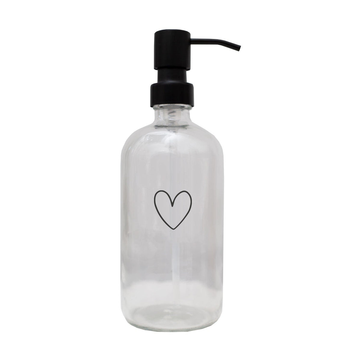 Distributeur de savon - verre transparent - Adèle & Brume