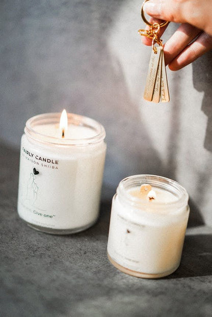 Fairly candle avec mantra gravé - 190gr - Adèle & Brume