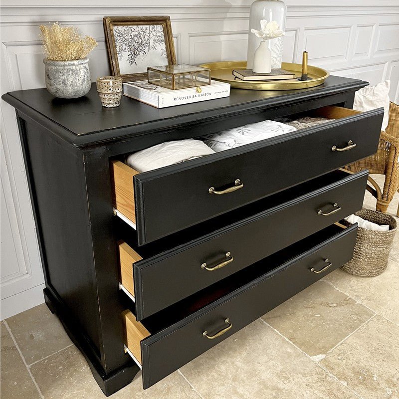Grande commode noire - Adèle & Brume