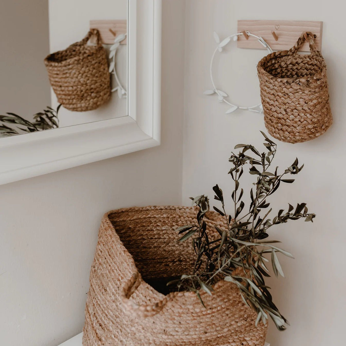 Panier de rangement en jute - Adèle & Brume